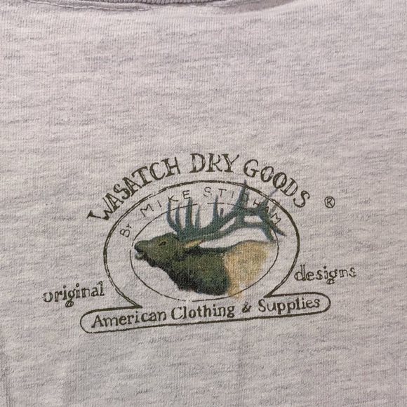 ☼Vintage Elk Mock Neck Long Sleeve☼ - Picture 7 of 9